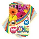 Barevný papír A4 80g 500 listů/10 barev