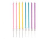 Dortová svíčka - Makronky 14 cm (8 ks)
