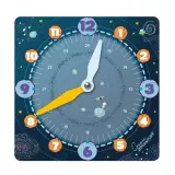 Hodiny pro výuku papírové - Cosmic Adventure