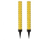 Ledová fontána chrlící zlaté a stříbrné jiskry 12 cm (2 ks)