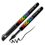 M&G MOCALO Akrylový popisovač, štětcový hrot - černý 901