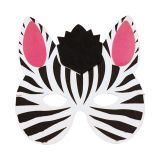 Maska na obličej ZEBRA 17,3x16,8 cm /1ks
