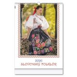 Nástěnný kalendář Slovenský folklór 2026