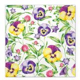 Ubrousky TaT 33x33cm Beautiful Pansies