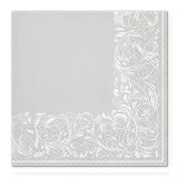 Obrúsky TaT 33x33cm Elegant Tangle silver