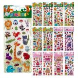 PVC samolepky na blistru (mix vzorů)