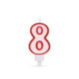 Svíčka číslovat 8 75 mm