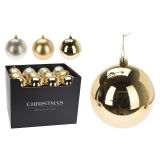 Vánoční koule - PP 100 mm / zlatá, mix / 1ks