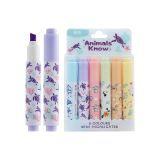 Zvýrazňovač M&G Mini Animals Know - sada 6 ks