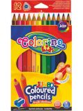 pastelky Colorino trojhranné Jumbo 12ks + ořezávátko