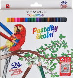 pastelky Tempus 0324 trojhranné 24