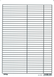 podložka A4 PVC linka-linka 6000