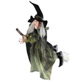 Dekorace  figurína čarodějnice 1m
