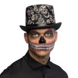 Boland Halloweenský klobouk s lebkami - halloween party a dekorace
