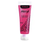 Barvy akrylové 75ml, růžová tmavě LUMA