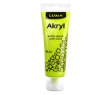 Barvy akrylové 75ml, zelená světle LUMA