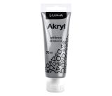 Barvy akrylové 75ml, METAL stříbrná LUMA