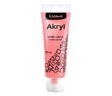 Barvy akrylové 75ml, růžová světle LUMA