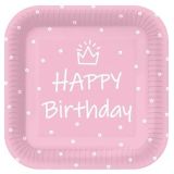 PAW talíř 23cm SQ 10ks Special Day RŮŽ