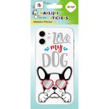 Samolepky NA MOBIL 9 x 20,5 cm - Love Dog