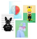 Záznamní kniha Street Young A4 96l čtverečkovaná ,balení 6 ks