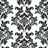 Ubrousky MAKI L (20ks) White & Black Wallpaper