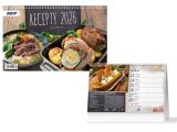 kalendář 2026 stolní Recepty 1061678