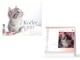 kalendář 2027 stolní mini Kočky 1061763