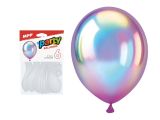 balónek nafukovací 6ks sáček chrom 30cm mix 8000192