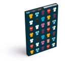 desky na sešity box A5 Fotbal dresy 8021153