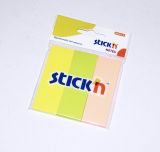 Samolepicí značkovací bločky Stickn mix neonových barev 70x25cm