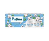 Toaletní papír Sensitive Aquabond, bez parfemace, 3-vrstvý, 10 rolí, PUFINA PP20773 ,balení 10 ks