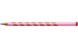 Grafitová tužka Easygraph, pastelová růžová, HB, trojhranná, pro praváky, STABILO