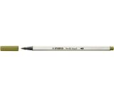 Štětcový fix Pen 68 brush, blátově zelená, STABILO 568/37