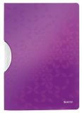 Desky s klipem Wow ColorClip, purpurová, PP, A4, LEITZ