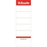 Štítky pro pákové pořadače, oboustranné, bílá, 50x158 mm, ESSELTE ,balení 10 ks