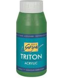 Akrylová barva TRITON SOLO GOYA, listová zelená, 750 ml, KREUL