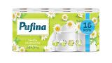 Toaletní papír Chamomile, 3-vrstvý, 16 rolí, PUFINA PP20898 ,balení 16 ks