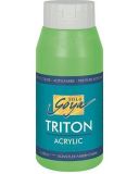 Akrylová barva TRITON SOLO GOYA, nažloutlá zelená, 750 ml, KREUL