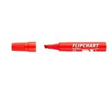 Popisovač na flipchart Artip 12, červená, 1-4mm, klínový hrot, ICO