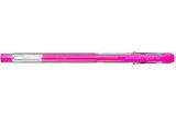 Gelové pero UM-100 Signo Fine, fluorescenční růžová, 0,4mm, s uzávěrem, UNI