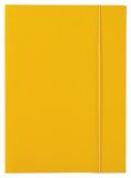 Desky s gumičkou Economy, 15 mm, karton, A4, žlutá, ESSELTE
