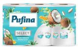 Toaletní papír Relaxing Coconut, 4-vrstvý, 6 rolí, PUFINA PP20790 ,balení 6 ks
