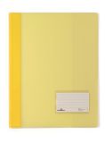 Desky s rychlovazačem DURALUX, žlutá, extra pevné, A4+, průsvitné, DURABLE 268004