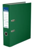 Pákový pořadač Basic, zelený, 75 mm, A4, s ochranným spodním kováním, PP/karton, VICTORIA