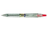 Kuličkové pero B2P EcoBall, červené, 0,27 mm, PILOT BP-B2PEB-M-R-BG