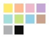Zvýrazňovače Textsurfer Classic Pastel, sada 10 různých barev, 1-5 mm, STAEDTLER