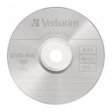 DVD-RW, 4,7GB, 4x, Verbatim, jewel box