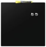 Magnetická tabule Square Tile, černá, popisovatelná, 360x360mm, NOBO