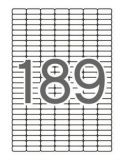 Etiketa, ILC, 25,4x10 mm, 1890 ks/bal., APLI ,balení 10 ks
